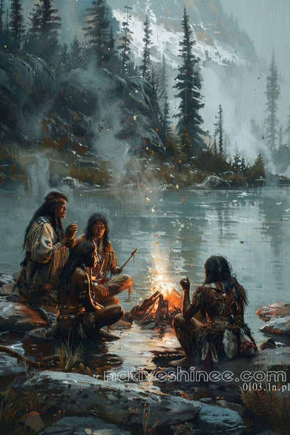 Light Of Hope Native American Canvas