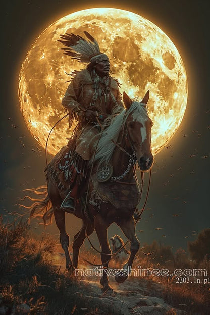 Nature's Beauty Native American Canvas