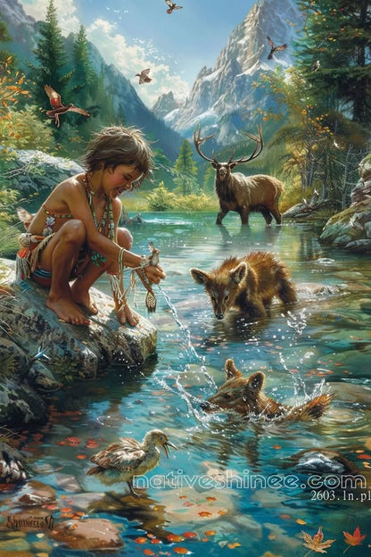 Nature Native American Canvas