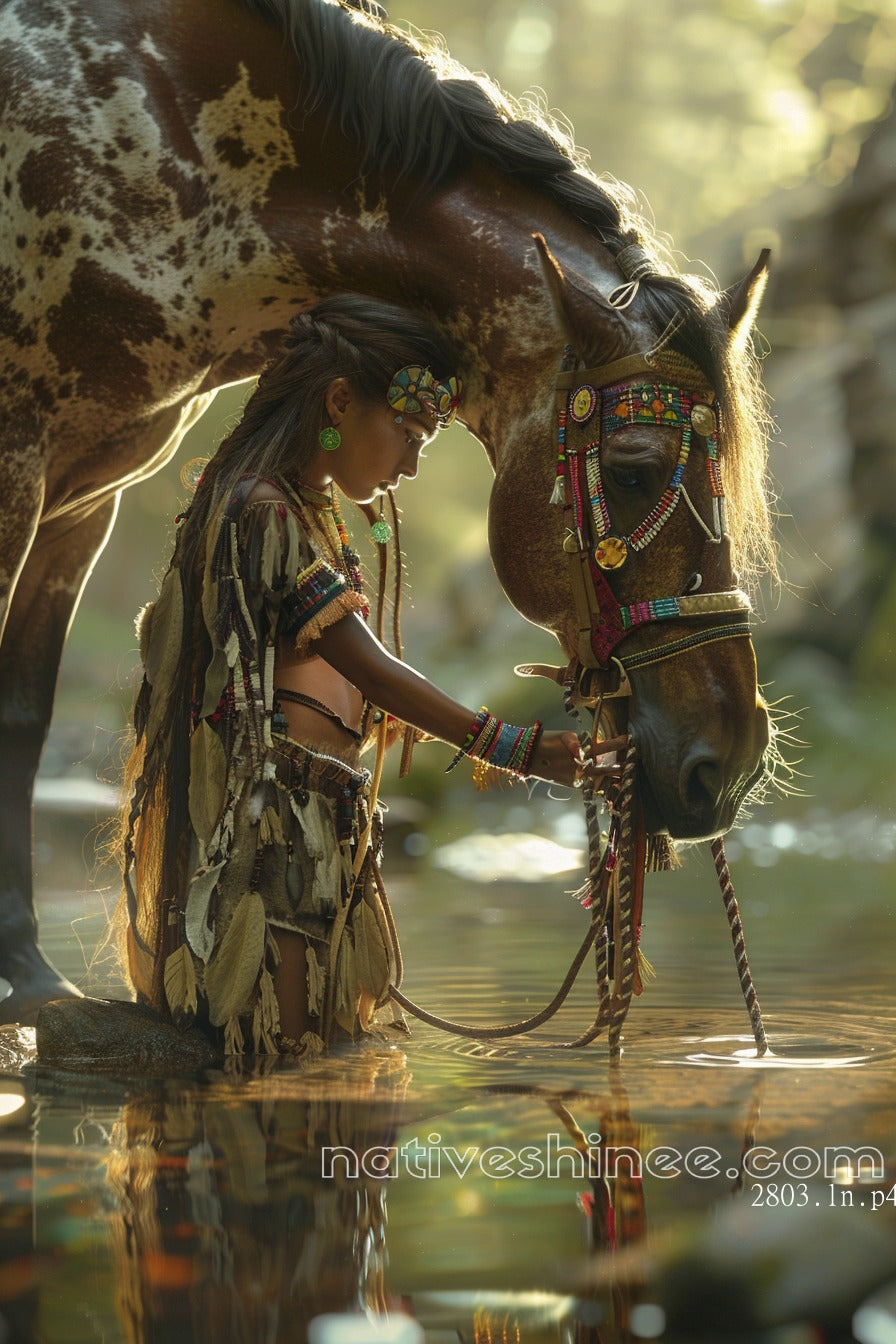 Sacred Bond Native American Canvas