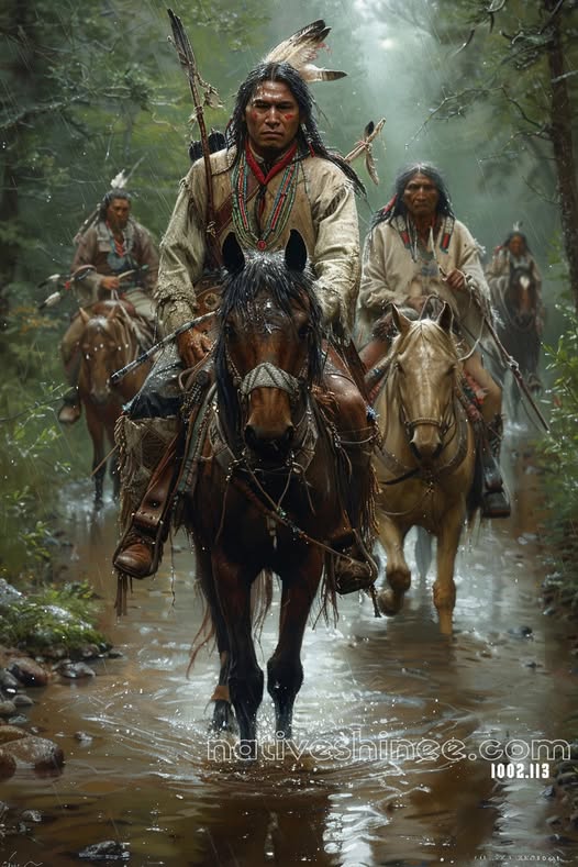 The Brave Path Native American Canvas