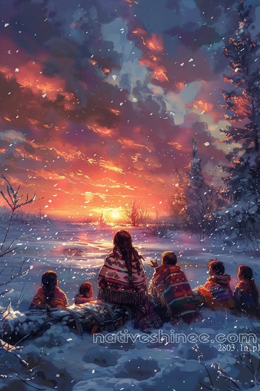 Restful Beginnings: Native American Canvas