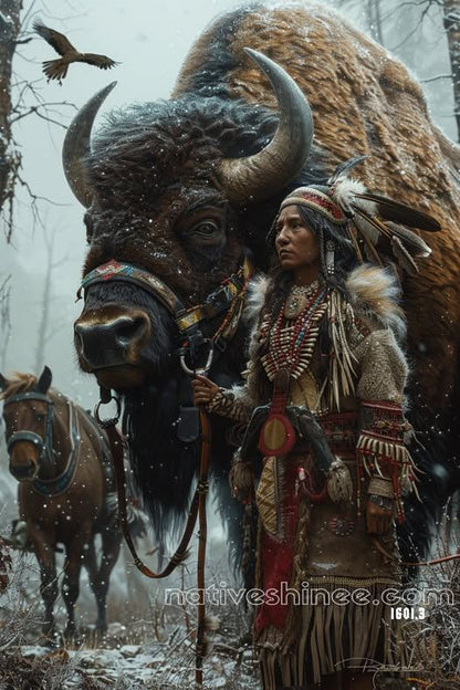 Winter Guardian: The Buffalo Sentinel