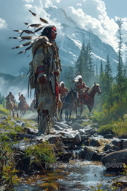 Guardians of the Land Native American Canvas VA