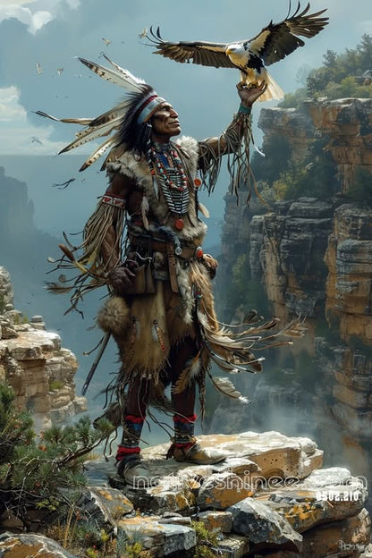 Spirit of the Eagle Keeper Canvas