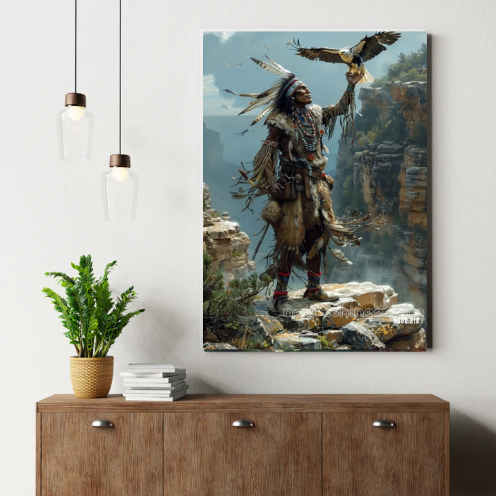 Spirit of the Eagle Keeper Canvas