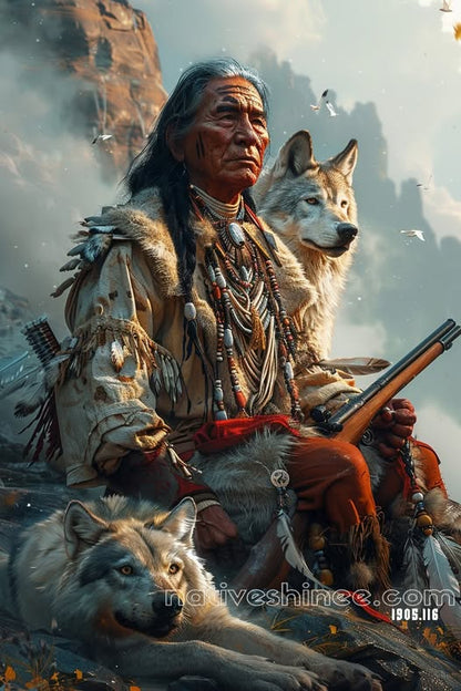 Warrior of the Wild Canvas