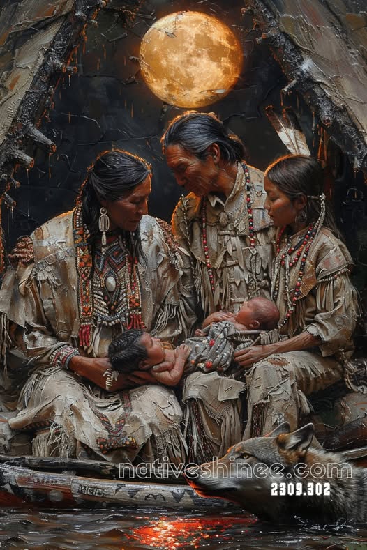 Moonlit Family Council Canvas