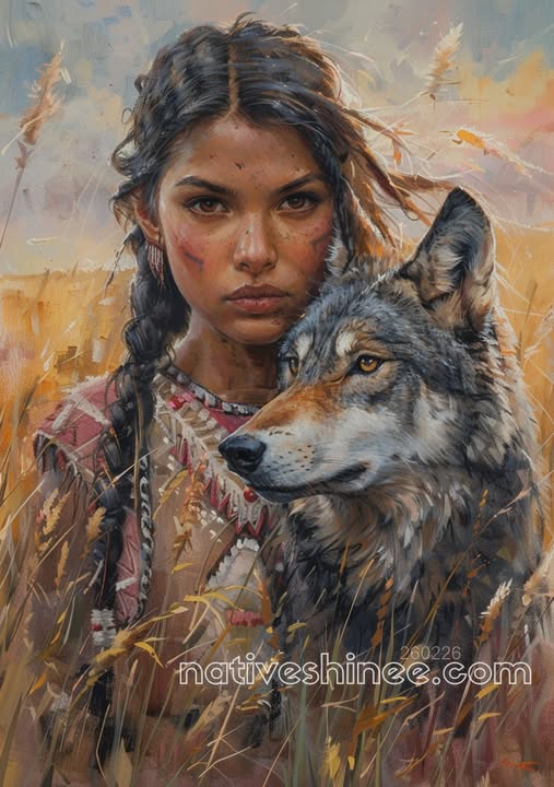 Keeper of the Quiet Wolf Canvas