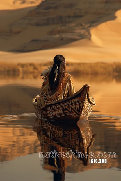 Still Waters of the Desert Passage Canvas