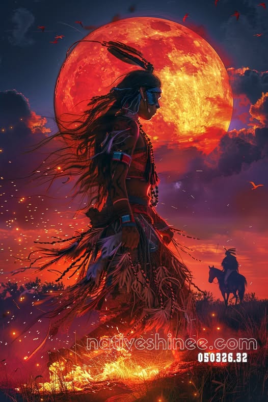 Red Moon Pathkeeper Canvas