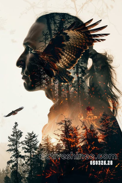Eagle Within the Ancestral Mind Canvas