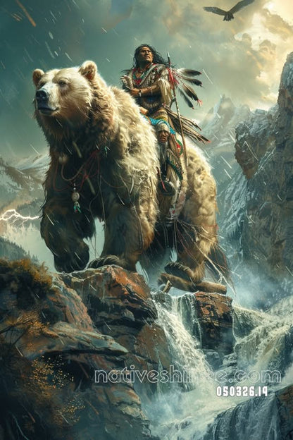 Storm Rider of the Great Bear Canvas