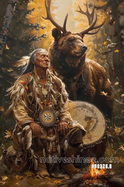 Elder of the Autumn Watch Canvas