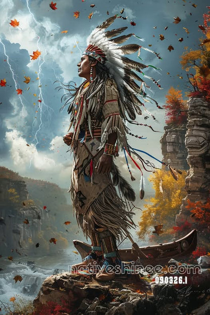 Standing Where Thunder Speaks Canvas
