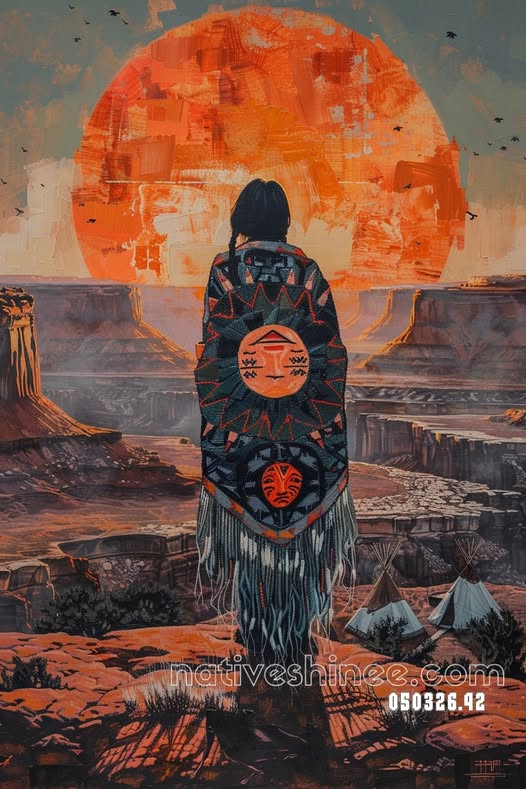 Keeper of the Painted Mesa Canvas