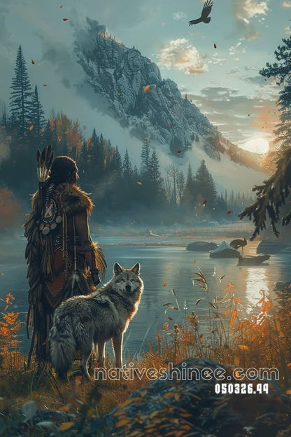 Keeper of the Mountain Silence Canvas