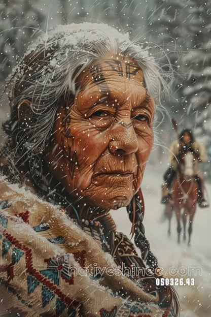 Keeper of the Winter Path Canvas