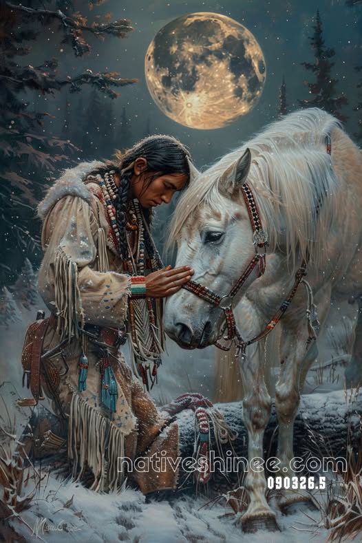 Moon of Quiet Trust Canvas