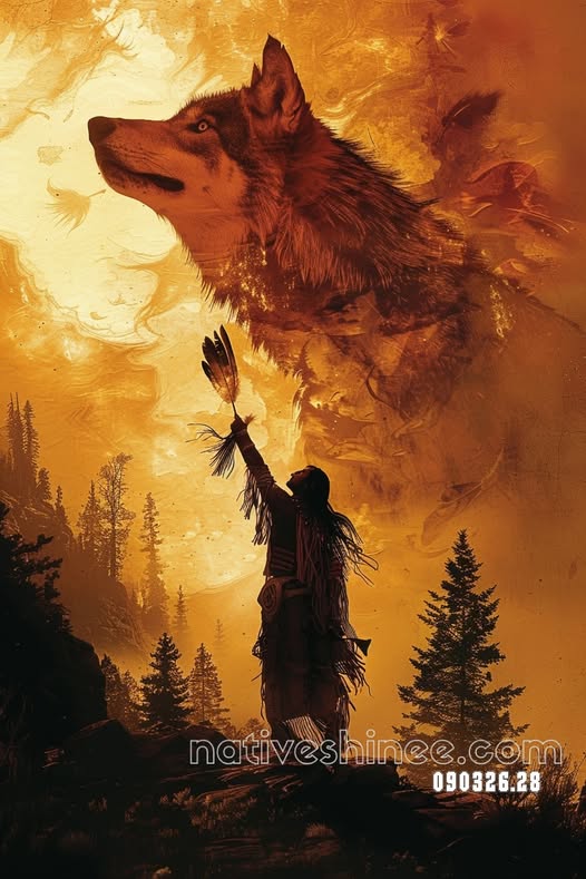 Under the Watch of the Wolf Canvas