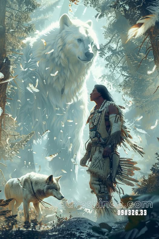 Guardian in the Cedar Light Canvas