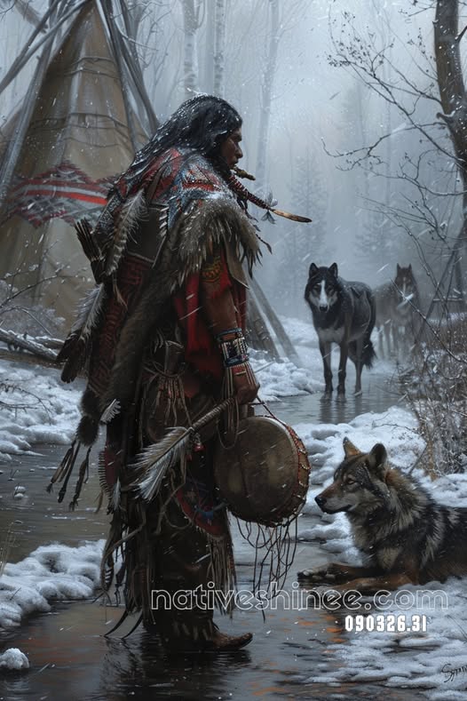 Winter Watch at the Lodge Canvas