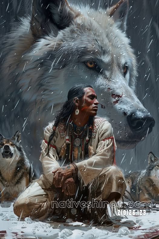 Wolf of the Winter Watch Canvas