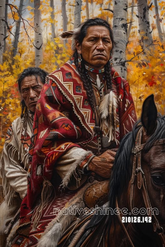 Riders Through the Aspen Silence Canvas