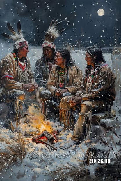 Voices Held in the Cold Canvas