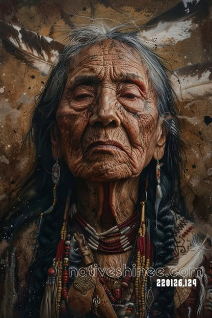 Face of Enduring Wisdom Canvas