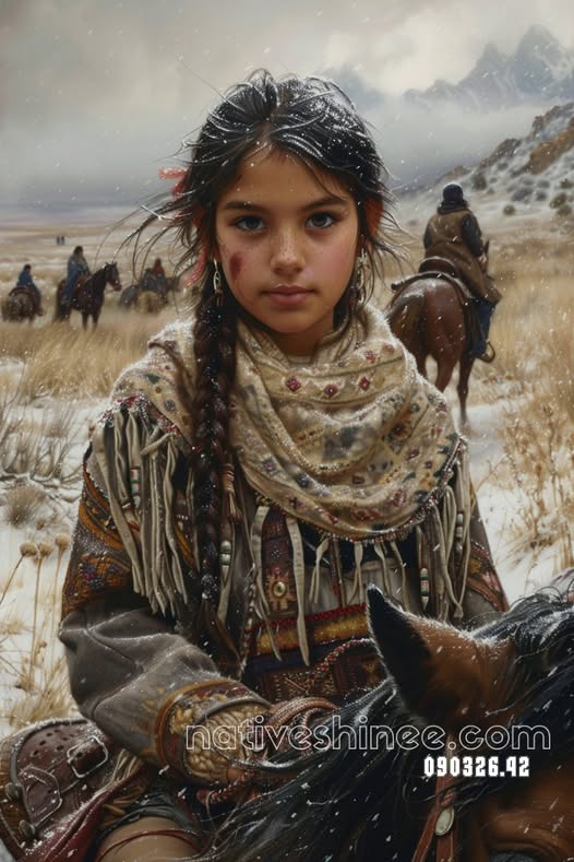 Child of the Winter Plain Canvas