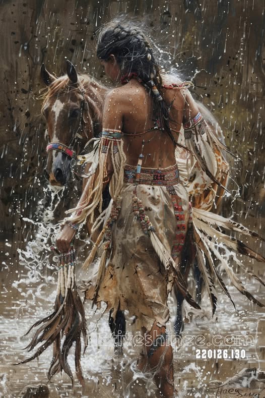 Through Rain and River Canvas