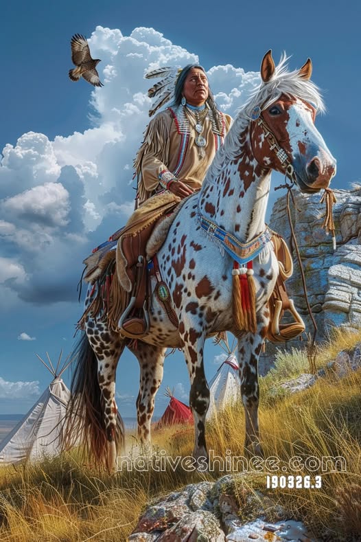 Rider Above the Plains Canvas