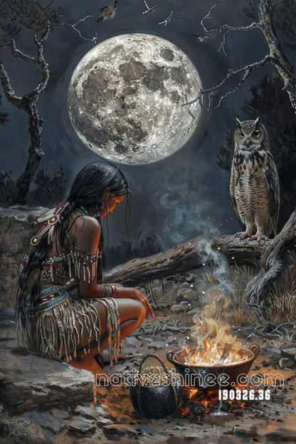 Fire Beneath the Moon Canvas