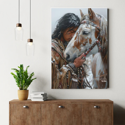 Winter Horse Bond Canvas