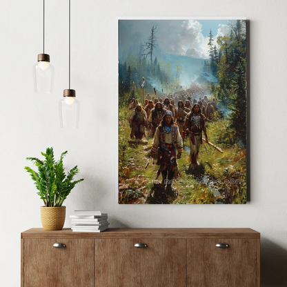 Warriors of the Wild Canvas