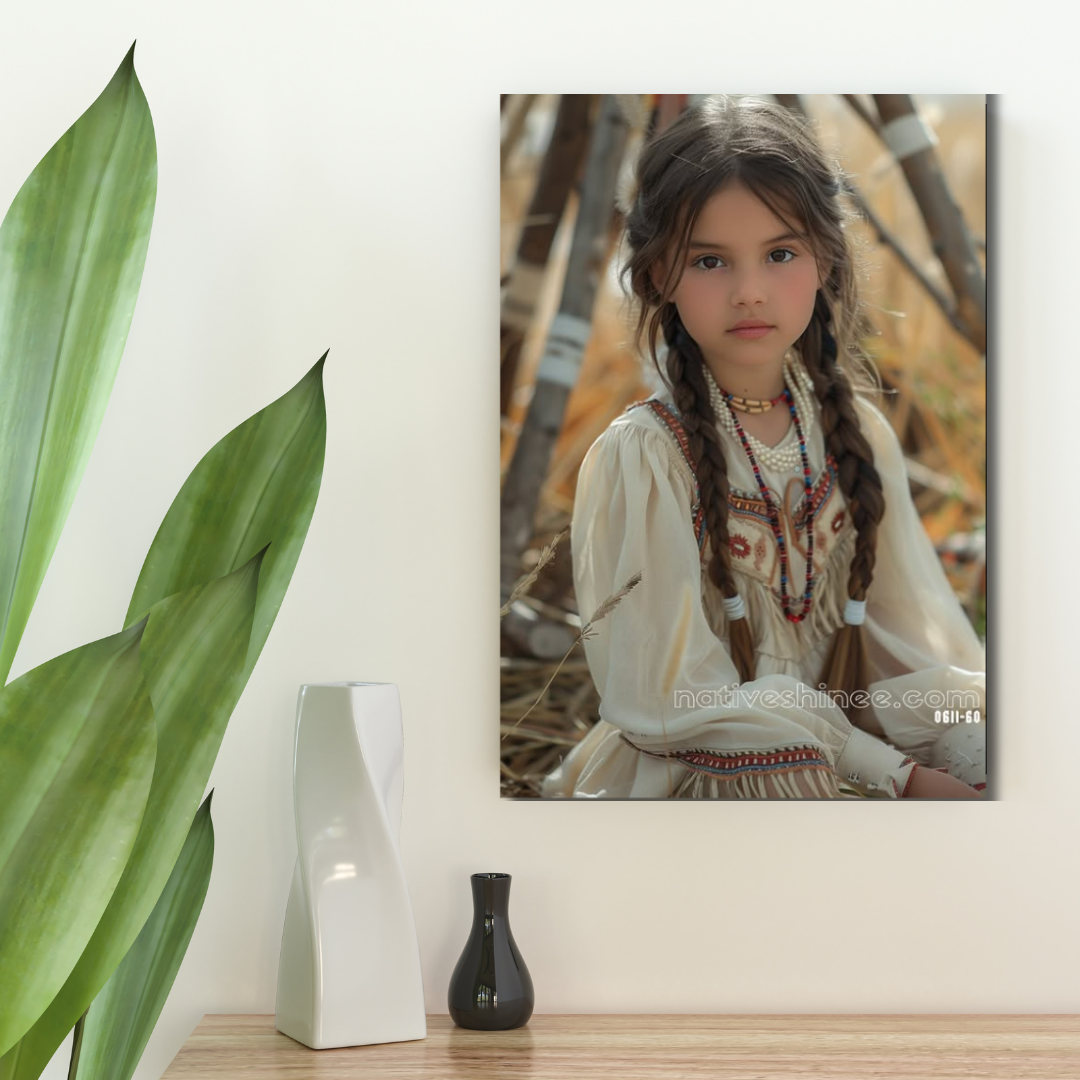 Innocence of the Plains Native American Canvas