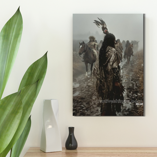 Path Through the Mist Native American Canvas