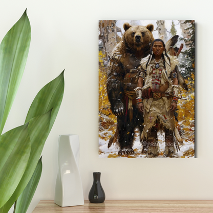 The Spirit Guardian Native American Canvas