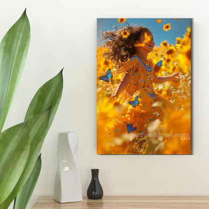 Sunlit Joy Native American Canvas