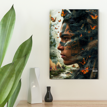 Winds of Transformation Native American Canvas