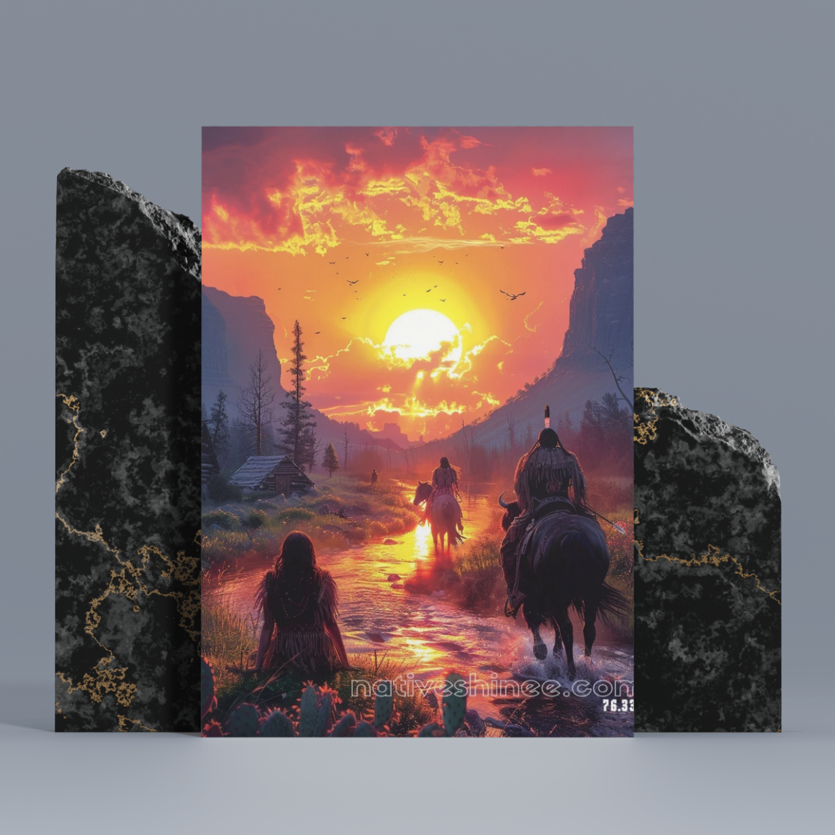 Dawn of Hope Native American Canvas