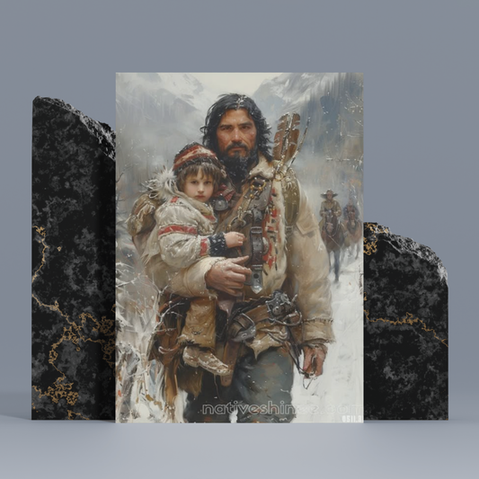 Protector of the Journey: A Native American Canvas