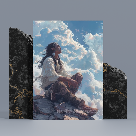 Whispers of the Sky: A Native American Canvas