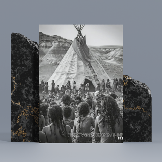 Echoes of Tradition: A Native American Canvas