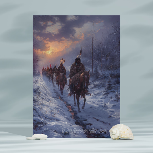 Spirit of the Storm Native American Canvas