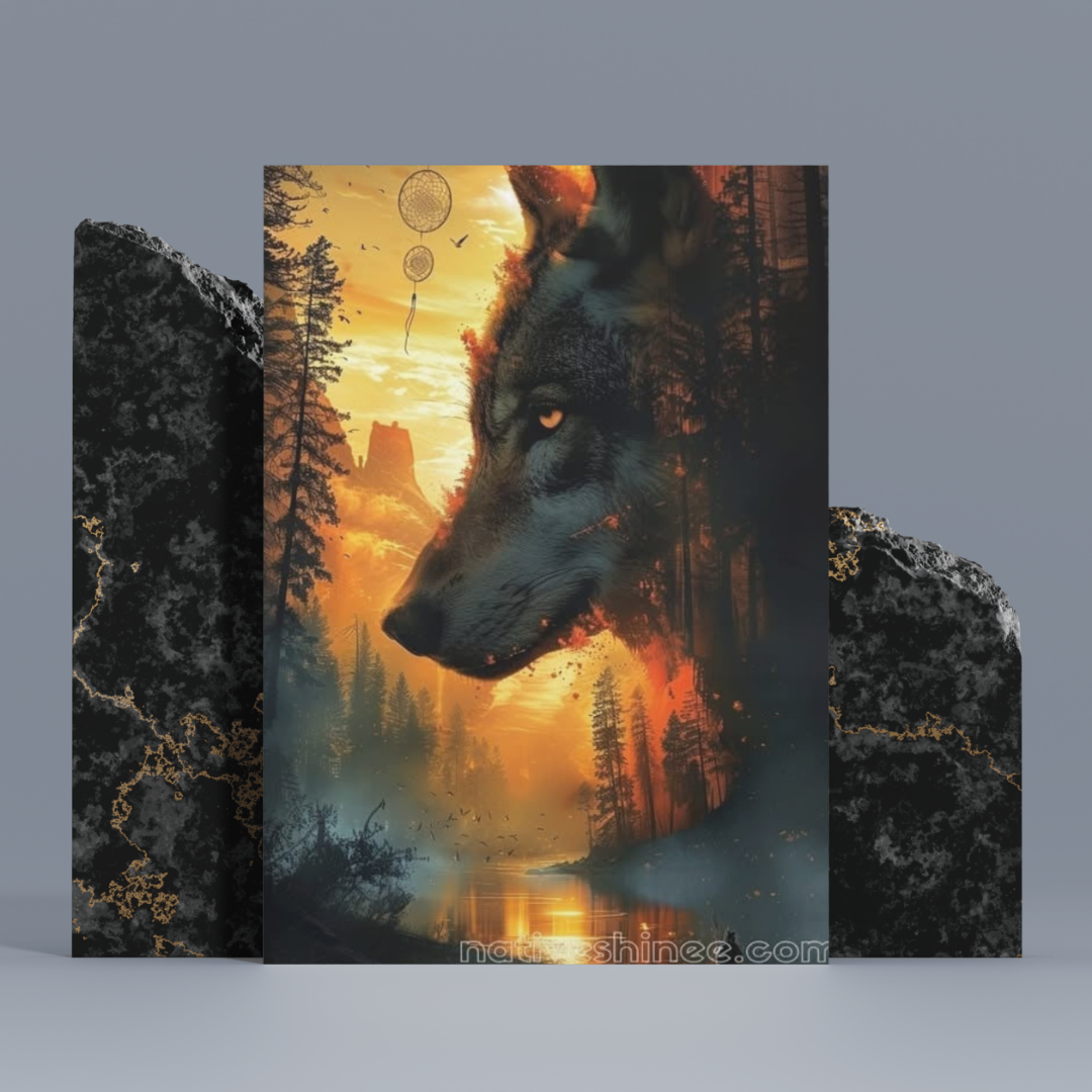 Spirit of the Wild: A Native American Canvas