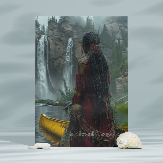 River of Stories Native American Canvas