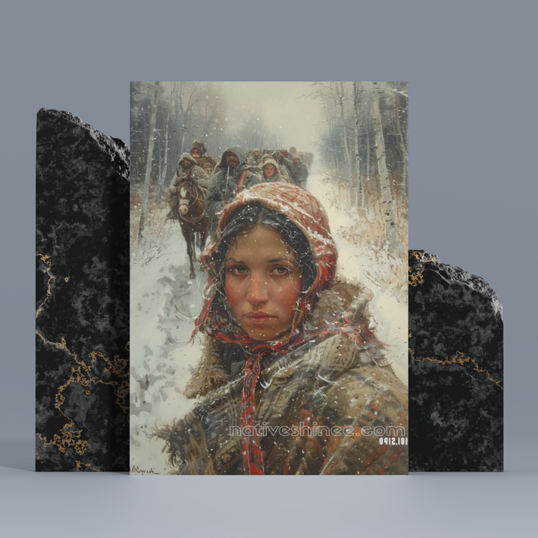 Trail of Tears: A Journey Through Resilience Canvas