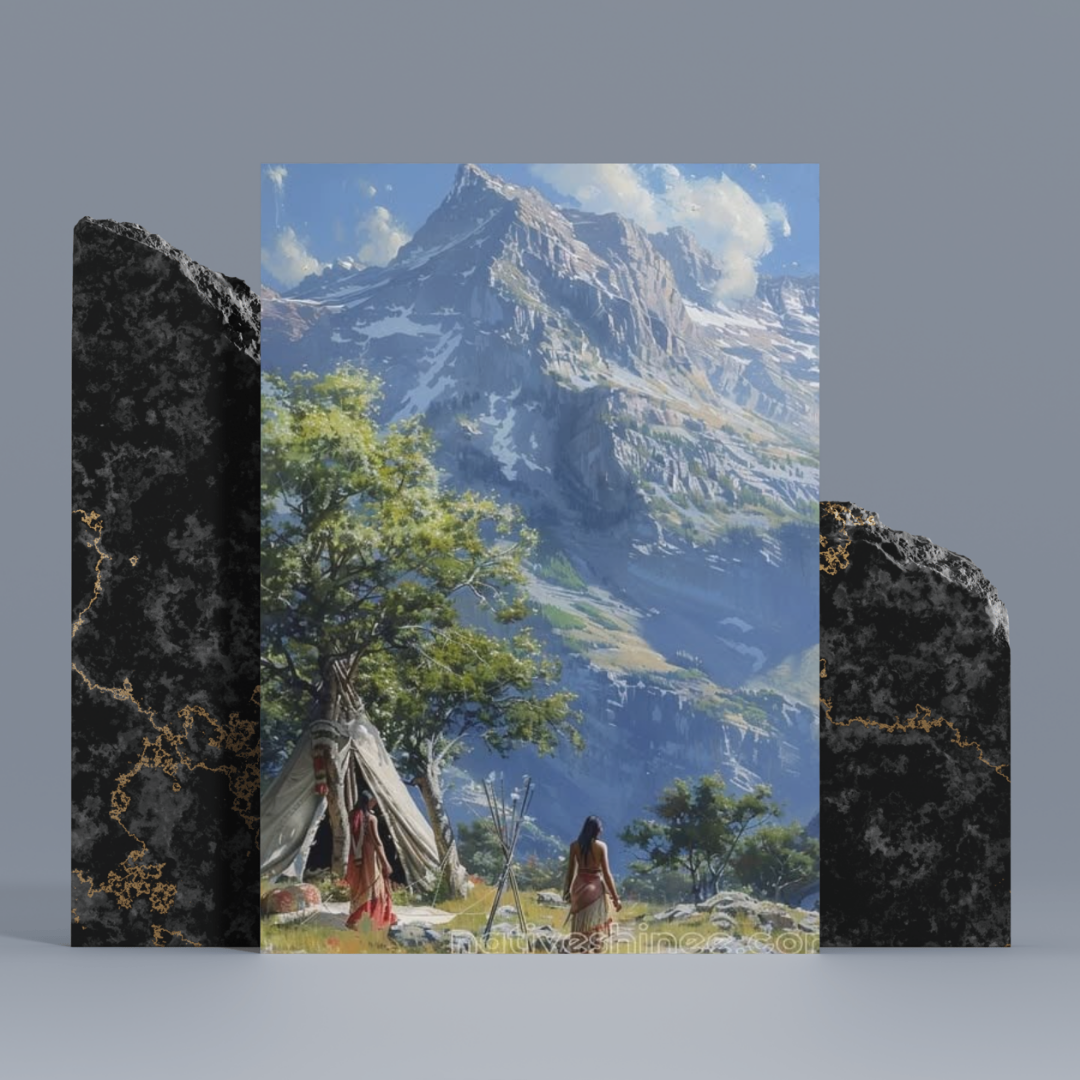 Nature's Sanctuary Native American Canvas